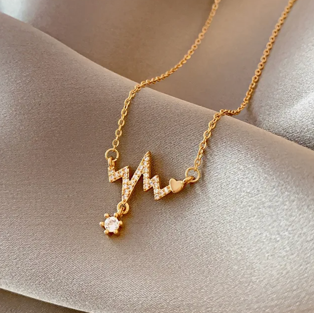 18K vergoldete Geburtskette