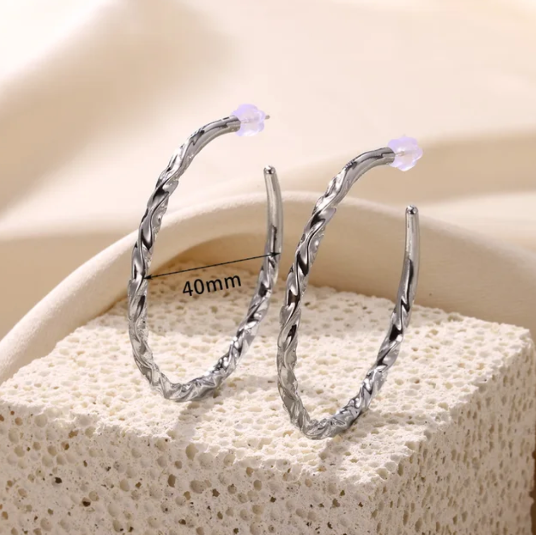 Ohrringe aus 925er Sterlingsilber im klassischen Bohème-Stil