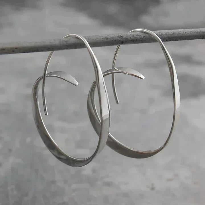925er Vintage-Silber-Boho-Ohrringe