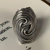 Vintage 925 Sterling Silber Baumknoten-Ring