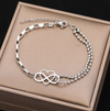Unendliches Liebesarmband aus 925er Sterlingsilber