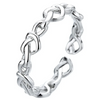 Ring mit geweihtem Herz aus 925er Sterlingsilber