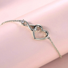 Unendliches Herzarmband aus Sterlingsilber 925