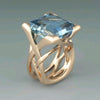 18-karätiger Vintage-Ring aus Roségold mit aufwendigem Design